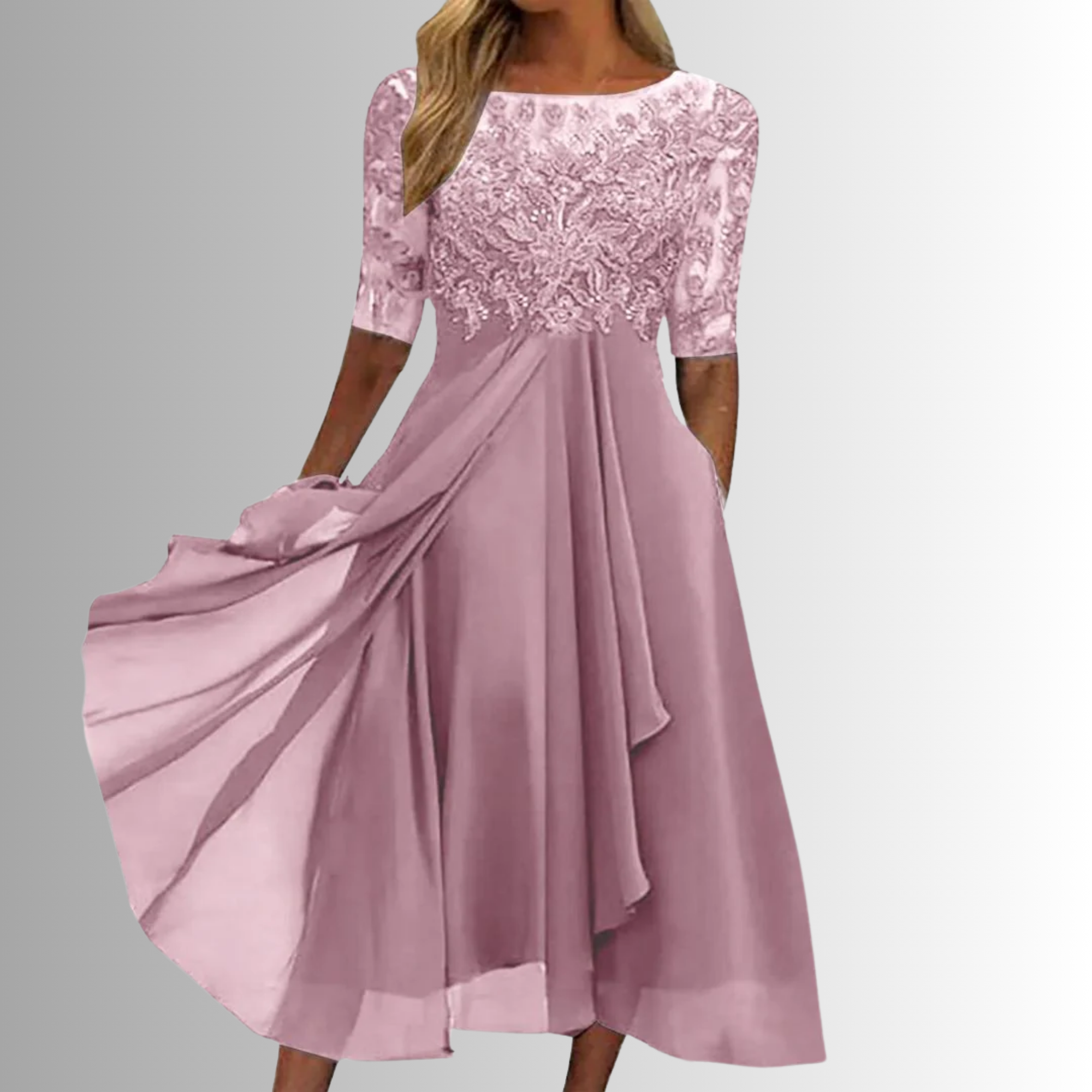 Ronda - Vestido de Renda Elegante